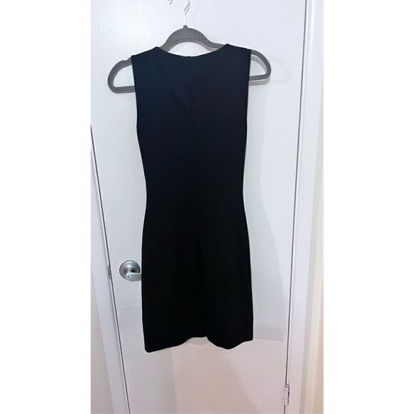 DIANE VON FURSTENBERG GLADYS SHIRRED PURPLE BLACK RUCHED DRESS SZ 2 - Picture 7 of 12